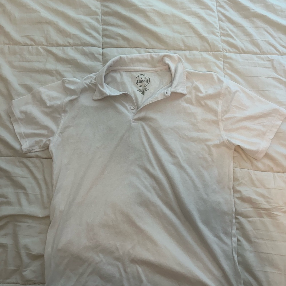 True Classic Men’s White Polo Shirt by Classic
